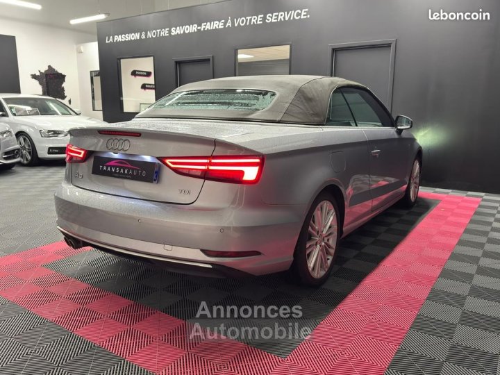 Audi A3 CABRIOLET 20 TDI 150ch Design Luxe ORIGINE FRANCE DISTRIBUTION À JOUR RÉVISION - 16