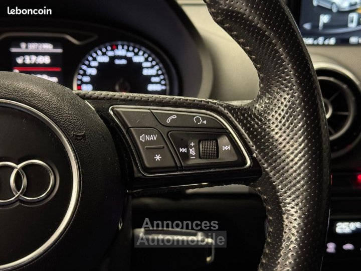 Audi A3 CABRIOLET 20 TDI 150ch Design Luxe ORIGINE FRANCE DISTRIBUTION À JOUR RÉVISION - 29