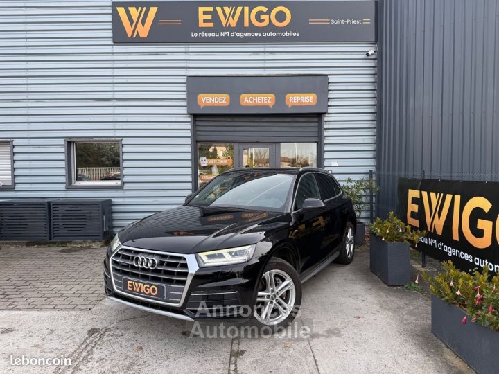 Audi Q5 20 tdi 163ch s-line quattro carplay entretien constructeur hayon électrique - 1