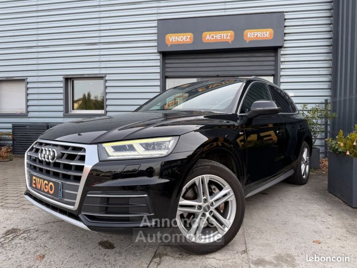 Audi Q5 20 tdi 163ch s-line quattro carplay entretien constructeur hayon électrique - 2