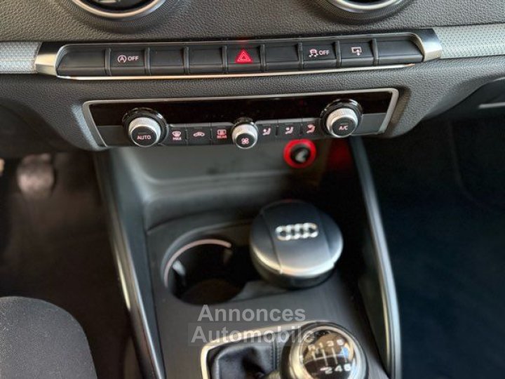 Audi A3 20 TDi 150CV AMBIENTE Année 03-2015 67000KM Certifié Garantie 12 Mois - 15