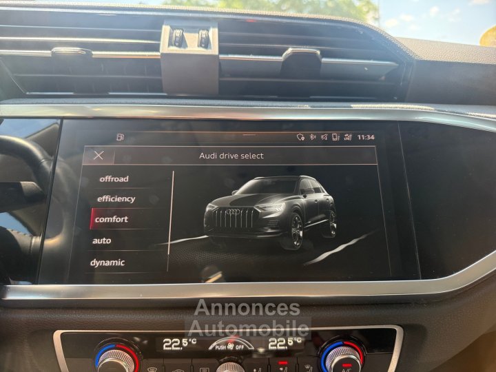 Audi Q3 35 TDI 150 ch Quattro Design Luxe - Cam&eacute;ra de recul - Hayon &eacute;lec - GARANTIE 12 MOIS - 16