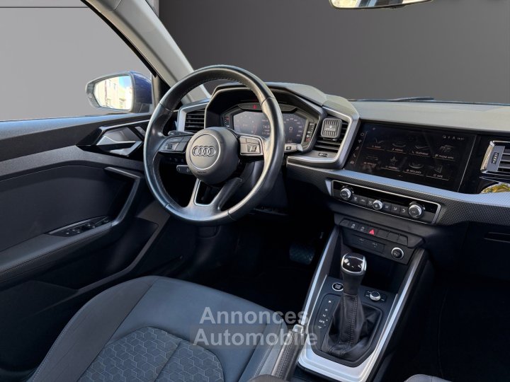 Audi A1 Sportback 30 TFSI 110 ch S tronic 7 Advanced 2 - Carplay - Keyless - Premi&egrave;re main - GARANTIE 12 MOIS - 12