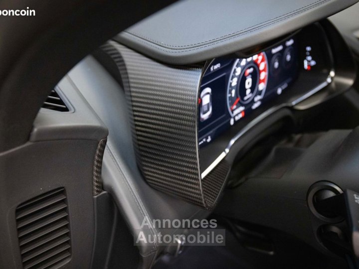 Audi R8 V10 Plus 52 610 cv &ndash; FRAN&Ccedil;AISE FULL CARBONE INTERIEUR ET EXTERIEUR CAMERA ECHAPPEMENT SPORT - - 9