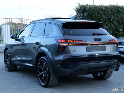 Audi Q3 2026 20 tdi 150 ch s line tronic 7 garantie 5 ans gris daytona dispo stock   - 2