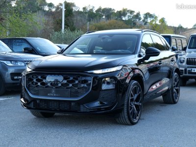 Audi Q3 2026 20 tdi 150 ch s line tronic 7 garantie 5 ans noir mythic dispo stock   - 1