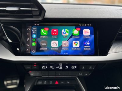 Audi A3 35 s line berline 15 tfsi 150ch mhev hybrid s-tronic toit ouvrant sieges chauffants - 10