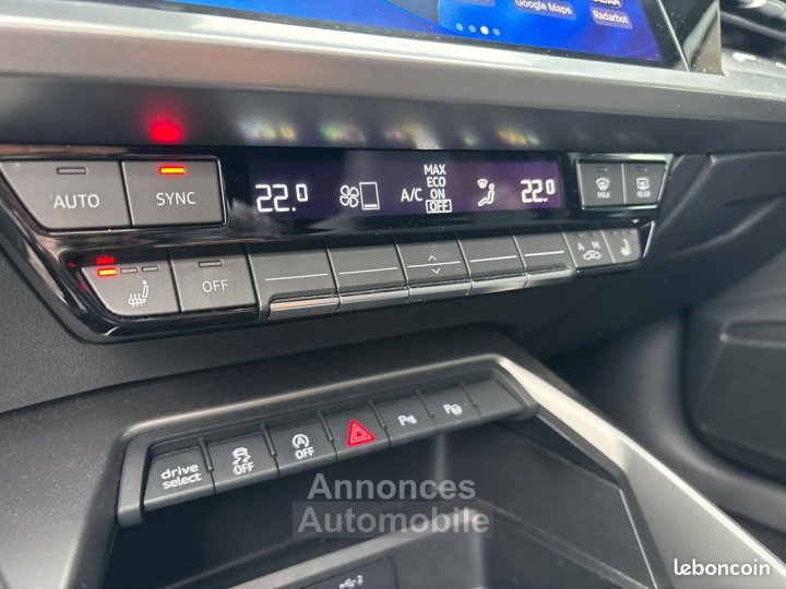 Audi A3 35 s line berline 15 tfsi 150ch mhev hybrid s-tronic toit ouvrant sieges chauffants - 17