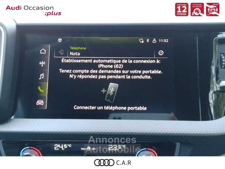 Audi A1 Sportback 25 TFSI 95 ch S tronic 7 Advanced 2 - 15