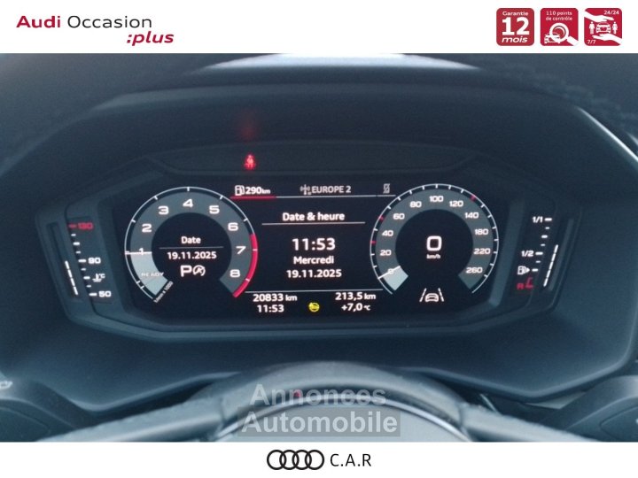 Audi A1 Sportback 25 TFSI 95 ch S tronic 7 Advanced 2 - 16