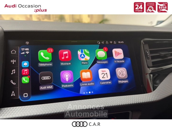 Audi A1 Sportback 30 TFSI 116 ch S tronic 7 Design - 16