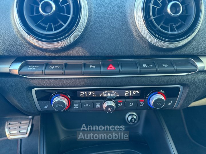 Audi S3 SPORTBACK 50 TFSI 300 S tronic 7 Quattro - Bang Olufsen - Carplay - GARANTIE 12 MOIS - 12