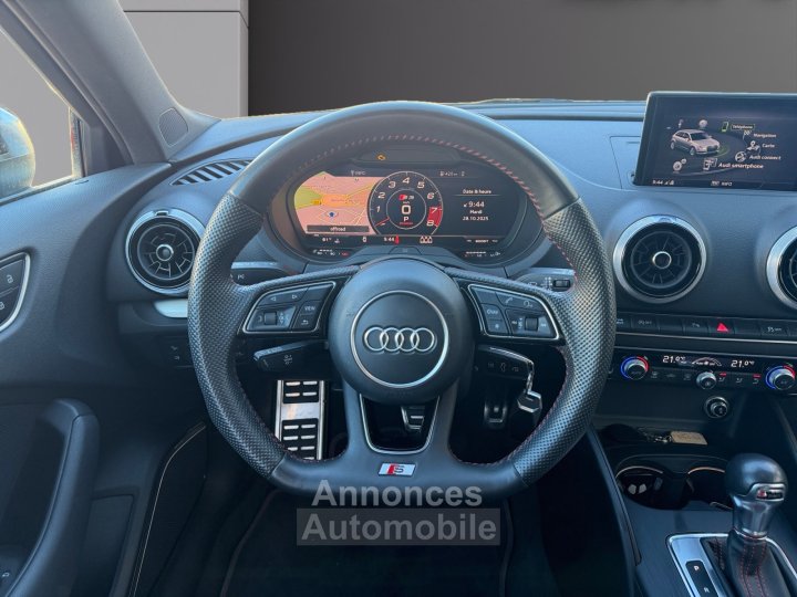 Audi S3 SPORTBACK 50 TFSI 300 S tronic 7 Quattro - Bang Olufsen - Carplay - GARANTIE 12 MOIS - 14