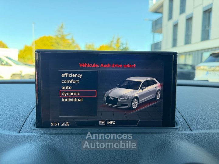 Audi S3 SPORTBACK 50 TFSI 300 S tronic 7 Quattro - Bang Olufsen - Carplay - GARANTIE 12 MOIS - 23