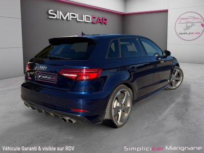 Audi S3 SPORTBACK 20 TFSI 310 S tronic 7 Quattro si&egrave;ge chauffant/cobra bang olufsen toit ouvrant r&eacute;gulateur full entretien garantie 12 mois   - 3