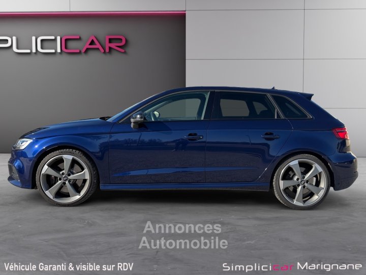 Audi S3 SPORTBACK 20 TFSI 310 S tronic 7 Quattro si&egrave;ge chauffant/cobra bang olufsen toit ouvrant r&eacute;gulateur full entretien garantie 12 mois - 5