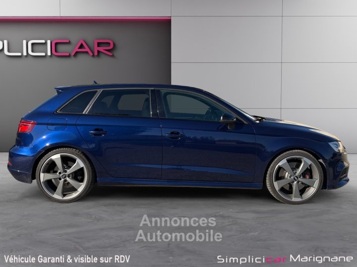 Audi S3 SPORTBACK 20 TFSI 310 S tronic 7 Quattro si&egrave;ge chauffant/cobra bang olufsen toit ouvrant r&eacute;gulateur full entretien garantie 12 mois - 9