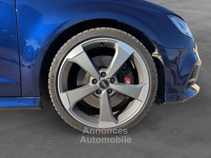 Audi S3 SPORTBACK 20 TFSI 310 S tronic 7 Quattro si&egrave;ge chauffant/cobra bang olufsen toit ouvrant r&eacute;gulateur full entretien garantie 12 mois - 24