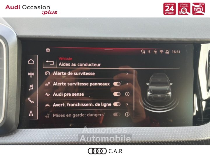 Audi A1 Sportback 30 TFSI 116 ch S tronic 7 Design - 18