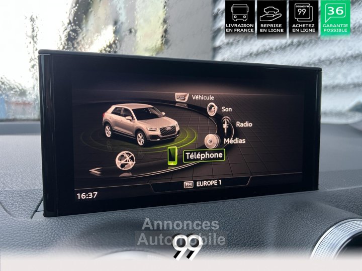Audi Q2 35 TFSI 150ch S-tronic S line Led LOA cr&eacute;dit livraison reprise - 22
