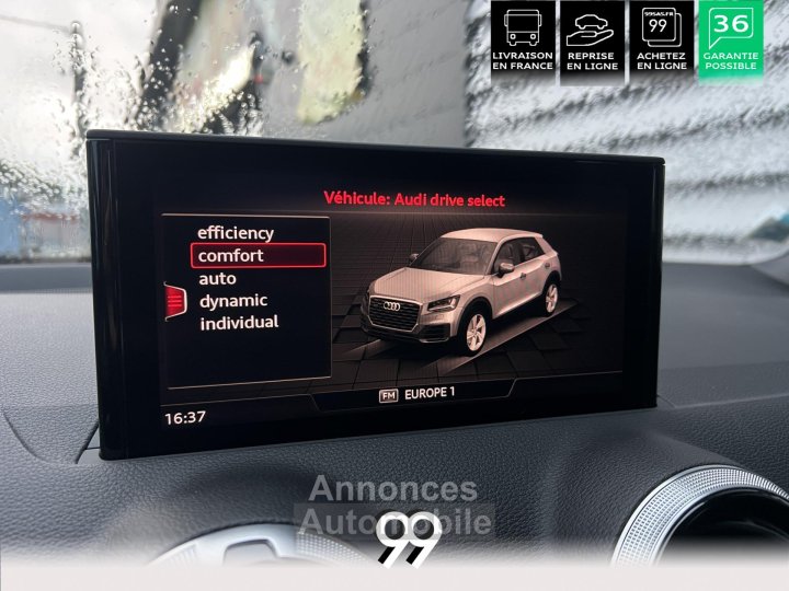 Audi Q2 35 TFSI 150ch S-tronic S line Led LOA cr&eacute;dit livraison reprise - 28