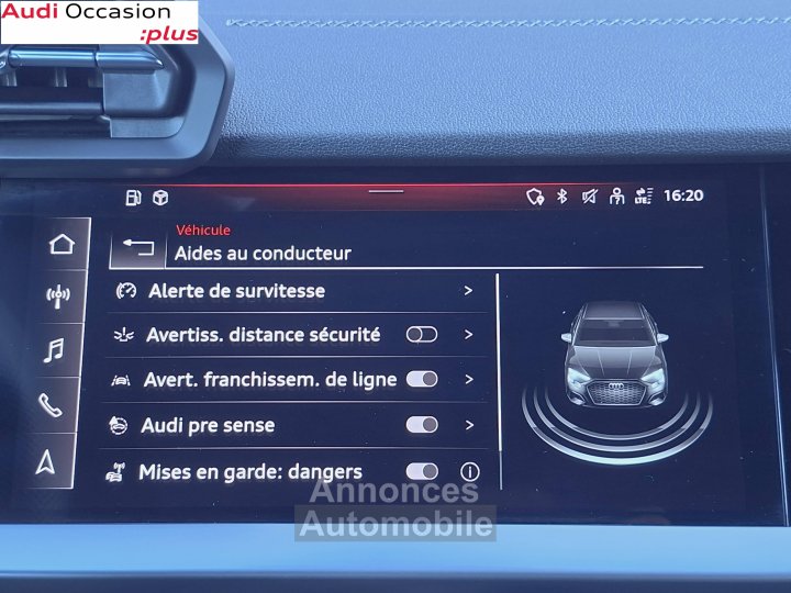 Audi A3 BERLINE Berline 35 TFSI Mild Hybrid 150 S tronic 7 S Line - 25