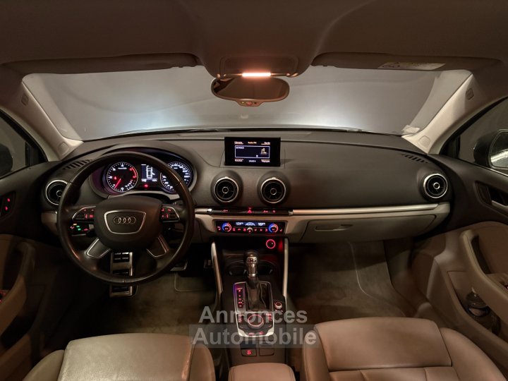Audi A3 BERLINE 20 TDI 150 Attraction S tronic 6 - REGULATEUR - INTERIEUR CUIR - SIEGES CHAUFFANT - 14