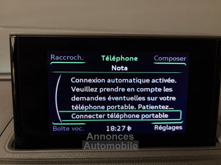 Audi A3 BERLINE 20 TDI 150 Attraction S tronic 6 - REGULATEUR - INTERIEUR CUIR - SIEGES CHAUFFANT - 18