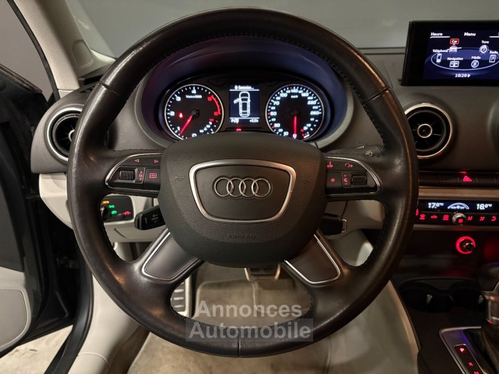 Audi A3 BERLINE 20 TDI 150 Attraction S tronic 6 - REGULATEUR - INTERIEUR CUIR - SIEGES CHAUFFANT - 23
