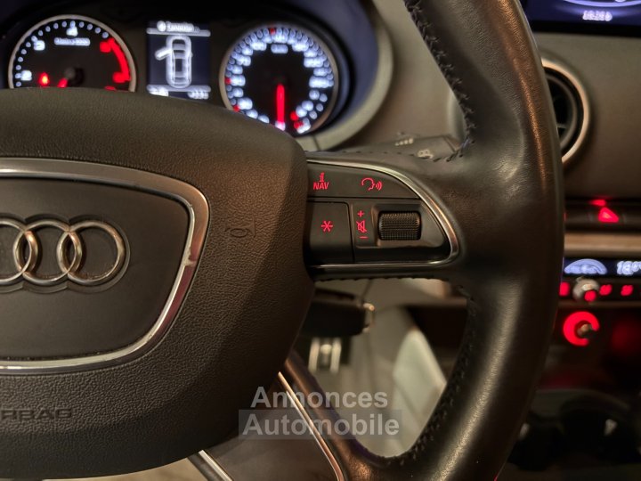 Audi A3 BERLINE 20 TDI 150 Attraction S tronic 6 - REGULATEUR - INTERIEUR CUIR - SIEGES CHAUFFANT - 24
