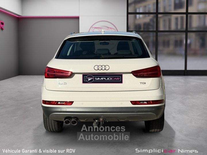 Audi Q3 BUSINESS 20 TDI Ultra 150 ch - Attelage - Coffre et rétro électrique - GARANTIE 12 MOIS - 7