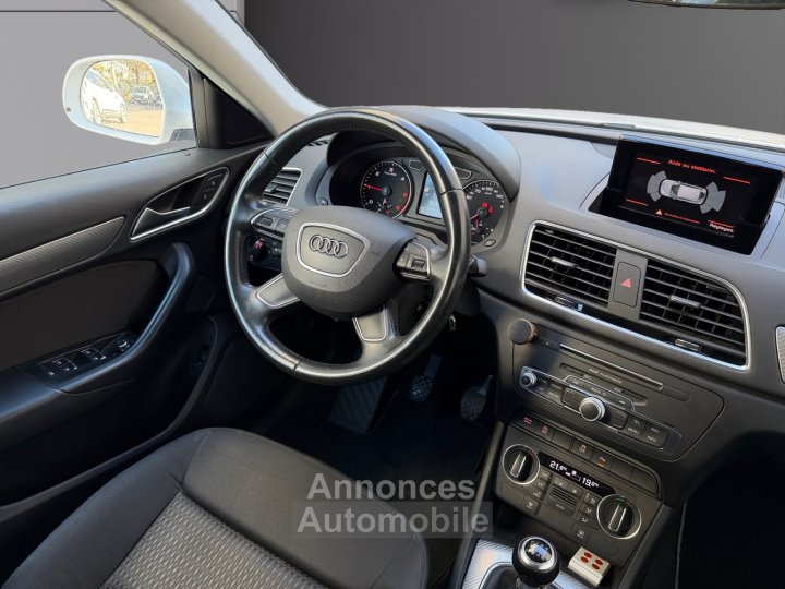 Audi Q3 BUSINESS 20 TDI Ultra 150 ch - Attelage - Coffre et rétro électrique - GARANTIE 12 MOIS - 12