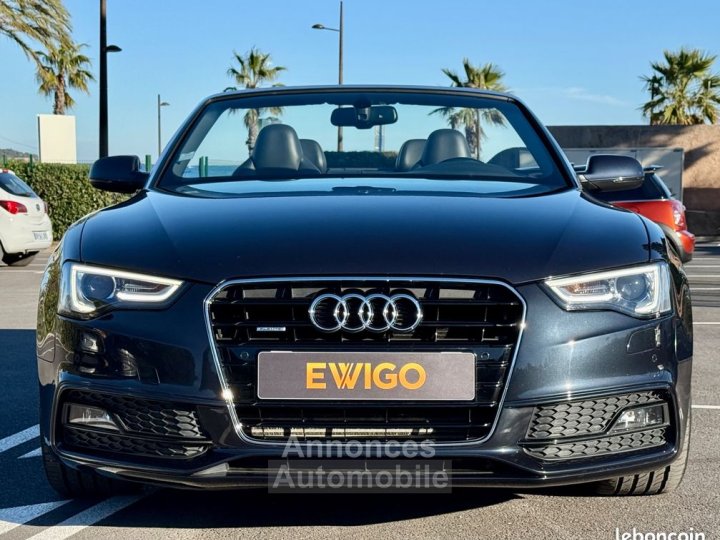 Audi A5 cabriolet 30 v6 tdi 245ch s-line plus quattro s-tronic b&o sieges s5 rotor grosse revision neuve - 2