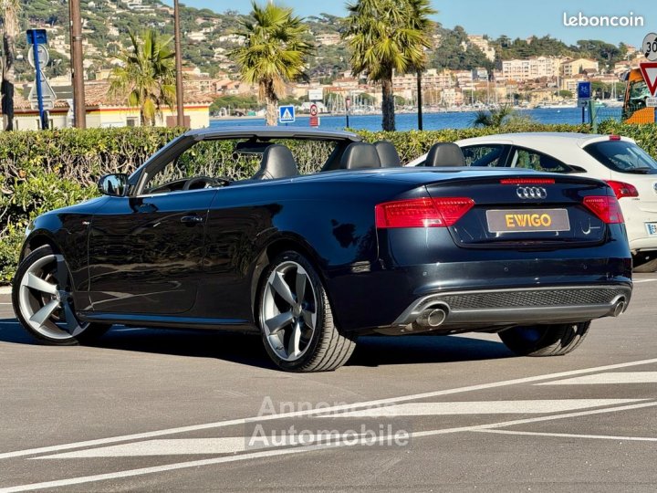 Audi A5 cabriolet 30 v6 tdi 245ch s-line plus quattro s-tronic b&o sieges s5 rotor grosse revision neuve - 17