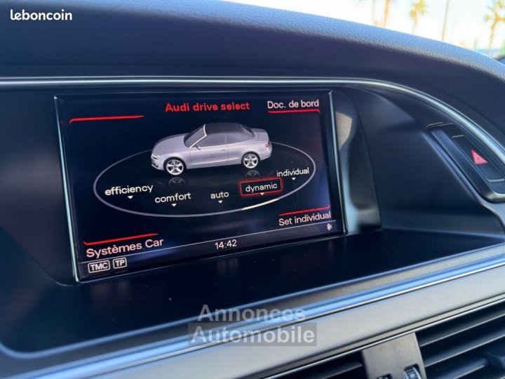 Audi A5 cabriolet 30 v6 tdi 245ch s-line plus quattro s-tronic b&o sieges s5 rotor grosse revision neuve - 19