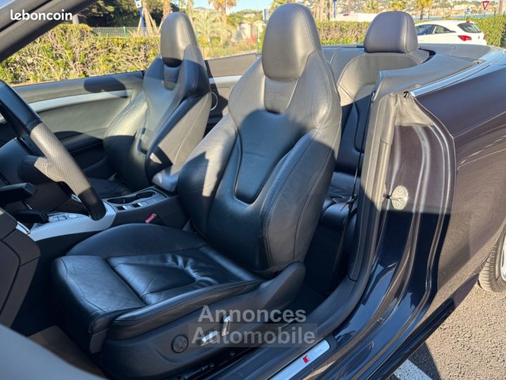 Audi A5 cabriolet 30 v6 tdi 245ch s-line plus quattro s-tronic b&o sieges s5 rotor grosse revision neuve - 25