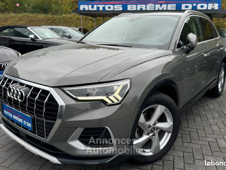 Audi Q3 399/mois 20L 35 TDI 150ch DESIGN LUXE S-Tronic 7 VIRTUAL-Cockpit Alcantara 1èreMAIN Aucun frais à prévoir Garantie 6ANS - 1