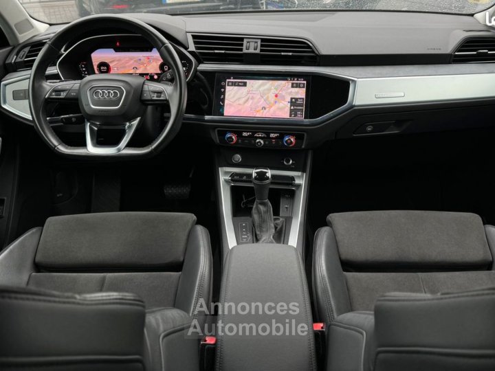 Audi Q3 399/mois 20L 35 TDI 150ch DESIGN LUXE S-Tronic 7 VIRTUAL-Cockpit Alcantara 1èreMAIN Aucun frais à prévoir Garantie 6ANS - 3