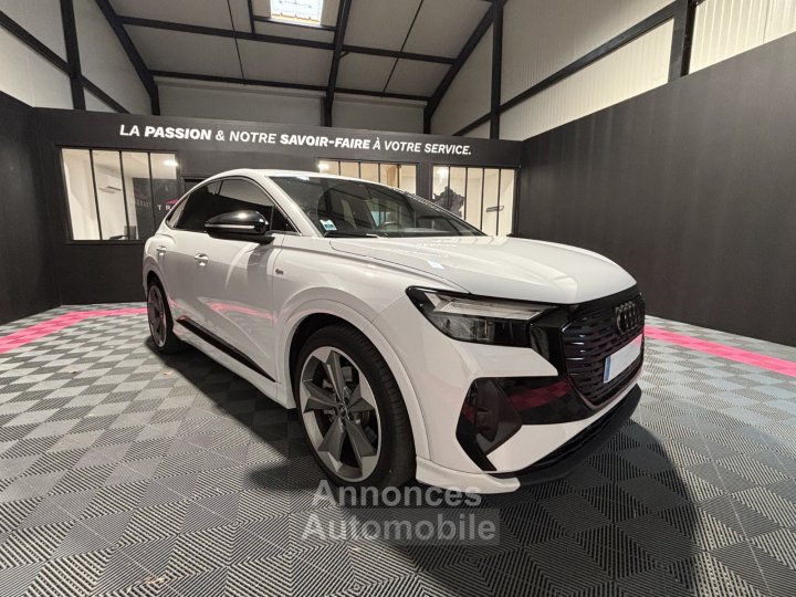 Audi Q4 E-Tron SPORTBACK 40 204 ch 82 kWh S line - première main - parfait état - toit ouvrant - 7