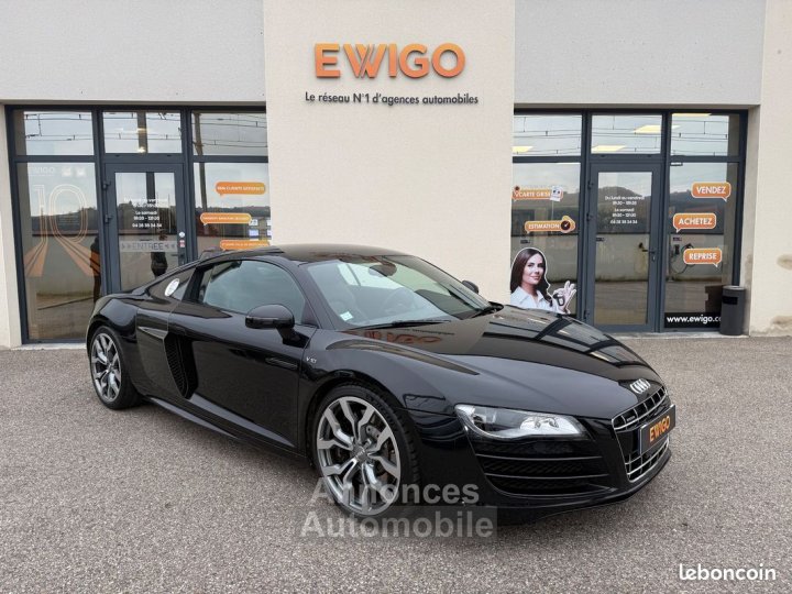 Audi R8 coupe 52 fsi 525ch quattro v10 pack carbone entretiens constructeur2eme main - 1