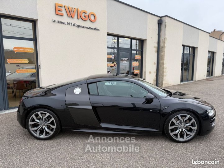 Audi R8 coupe 52 fsi 525ch quattro v10 pack carbone entretiens constructeur2eme main - 17