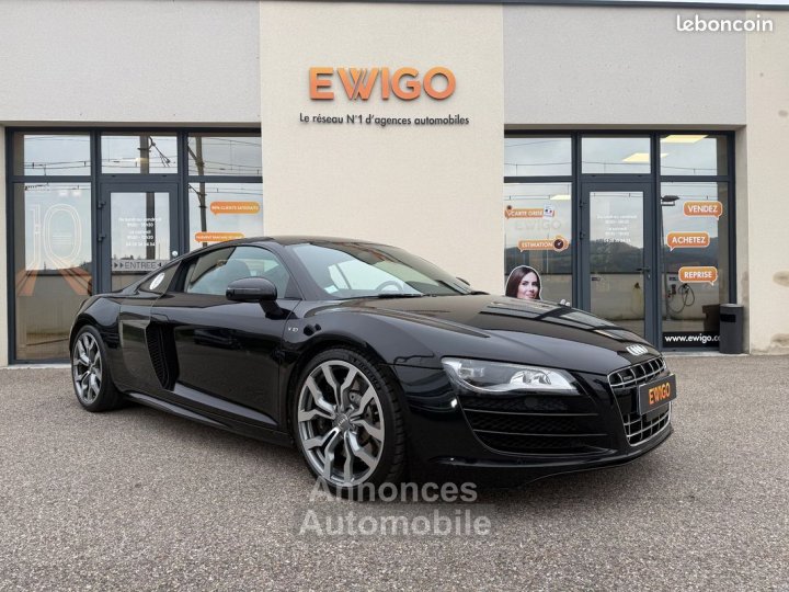 Audi R8 coupe 52 fsi 525ch quattro v10 pack carbone entretiens constructeur2eme main - 18