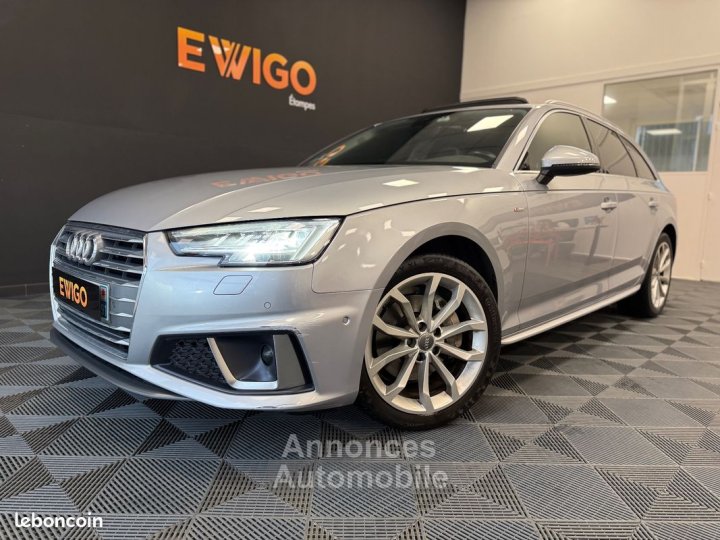 Audi A4 Avant 20l 40 tdi 190ch s-tronic s-line bang & olufsen toit ouvrant camera park assist - 1