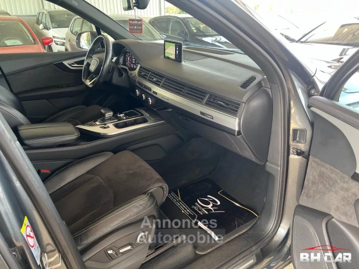 Audi Q7 50 TDI 30 286 S-LINE - 7 places - Sièges alcantara - Entretien suivi complet & révisé (bva) - 16