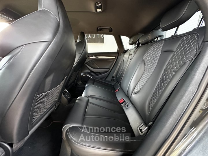 Audi S3 SPORTBACK 20 TFSI 310 S tronic 7 Quattro / Origine France / Bang Olufsen / Si&egrave;ges RS / Virtual Cockpit - 10