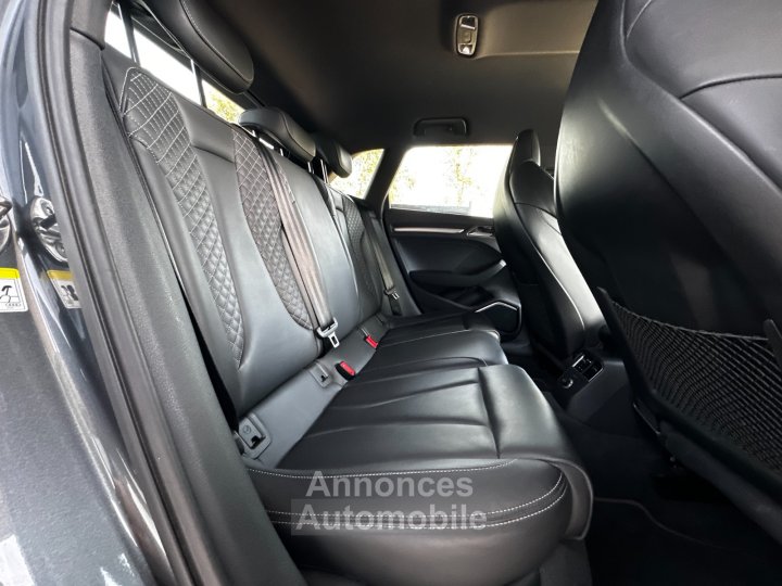 Audi S3 SPORTBACK 20 TFSI 310 S tronic 7 Quattro / Origine France / Bang Olufsen / Si&egrave;ges RS / Virtual Cockpit - 12