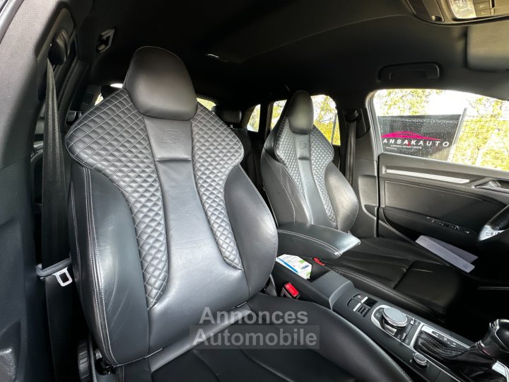 Audi S3 SPORTBACK 20 TFSI 310 S tronic 7 Quattro / Origine France / Bang Olufsen / Si&egrave;ges RS / Virtual Cockpit - 14