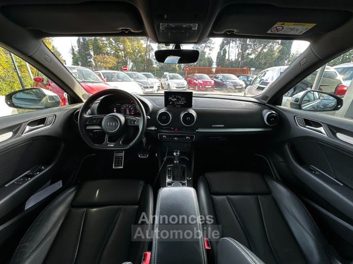 Audi S3 SPORTBACK 20 TFSI 310 S tronic 7 Quattro / Origine France / Bang Olufsen / Si&egrave;ges RS / Virtual Cockpit - 17