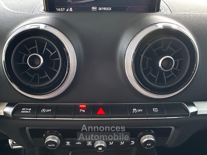 Audi S3 SPORTBACK 20 TFSI 310 S tronic 7 Quattro / Origine France / Bang Olufsen / Si&egrave;ges RS / Virtual Cockpit - 31