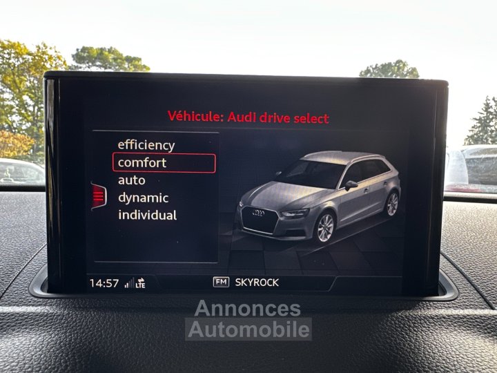Audi S3 SPORTBACK 20 TFSI 310 S tronic 7 Quattro / Origine France / Bang Olufsen / Si&egrave;ges RS / Virtual Cockpit - 34